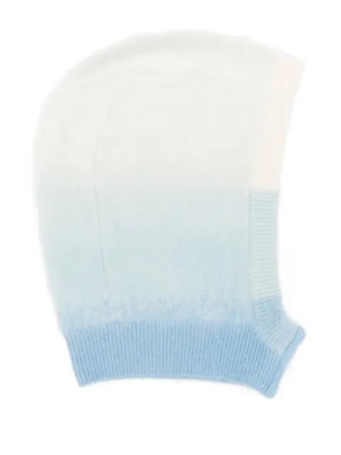 Casablanca logo-plaque balaclava hat Blue AAW25HAT09101