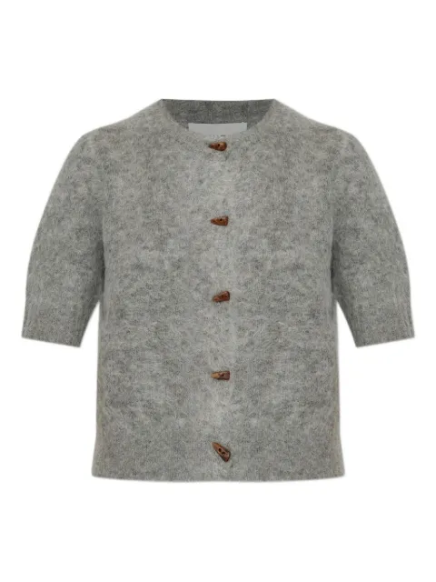 MUNTHE short-sleeve button cardigan Grey 253160025370