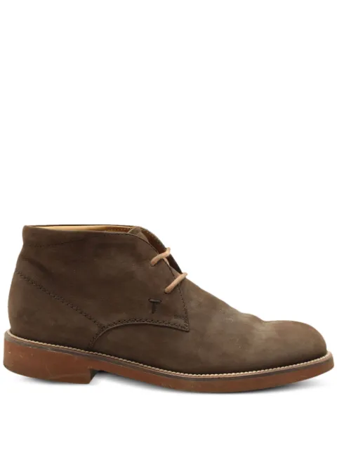 Tod's Vintage suede lace-up boots Brown MRPPUGBSH336120M