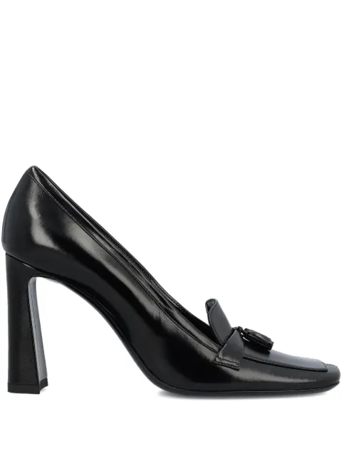 Saint Laurent 90mm Chloé tasselled square-toe pumps Black 841175