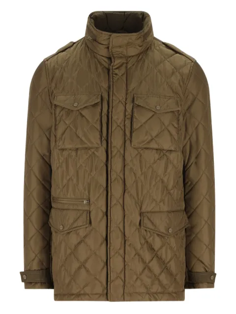 Herno quilted high-neck field jacket Green FI000125U12004Z
