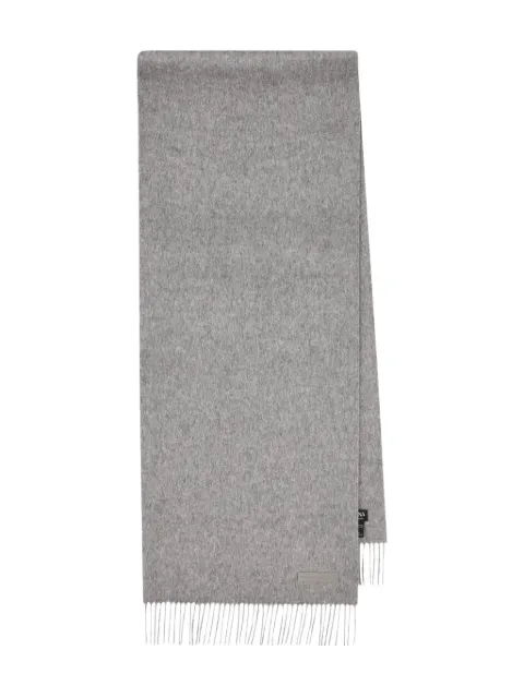 Zegna fringed cashmere scarf Grey RE7L41SA826NGR2