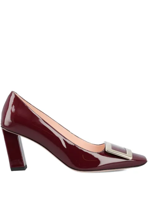 Roger Vivier 75mm Belle Vivie buckle-detail pumps Purple RVW71300920D1P