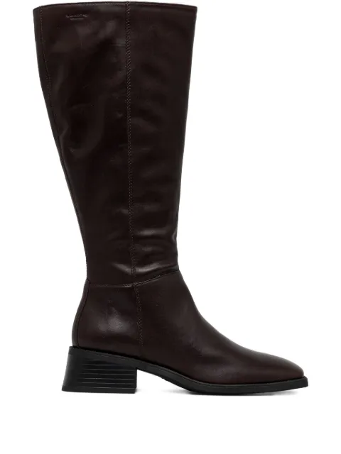 VAGABOND square-toe knee-high boots Brown 5417801