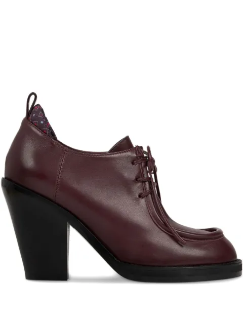 ETRO 75mm lace-up texan-heel pumps Red WS4K0003AP306