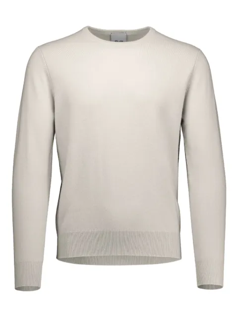 Allude crew-neck cashmere sweater White 30021
