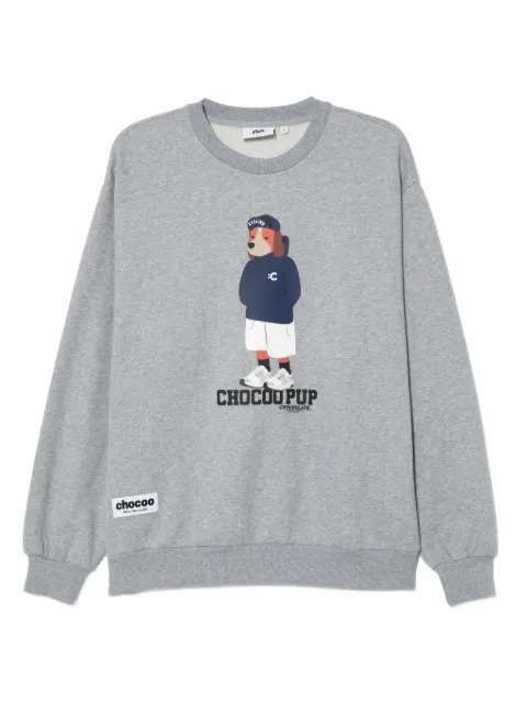 CHOCOOLATE graphiced sweatshirt Grey B1XSWM00236X