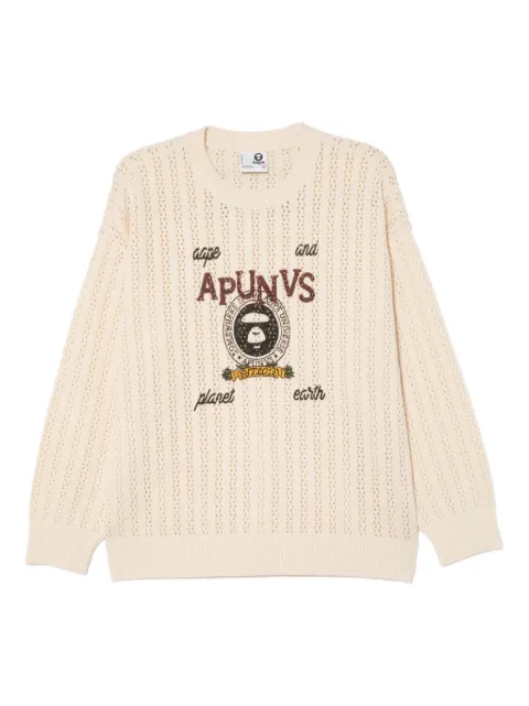 A BATHING APE® Moonface jumper Neutrals AKND338XXP