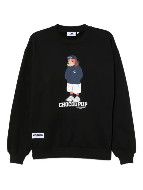 CHOCOOLATE graphiced sweatshirt Black B1XSWM00236X