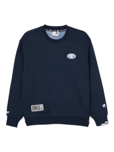 AAPE BY *A BATHING APE® Moonface sweatshirt Blue ASWC383XXP