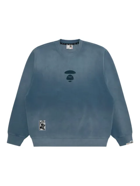 AAPE BY *A BATHING APE® logo-print sweatshirt Blue AAPSWMC381XXP