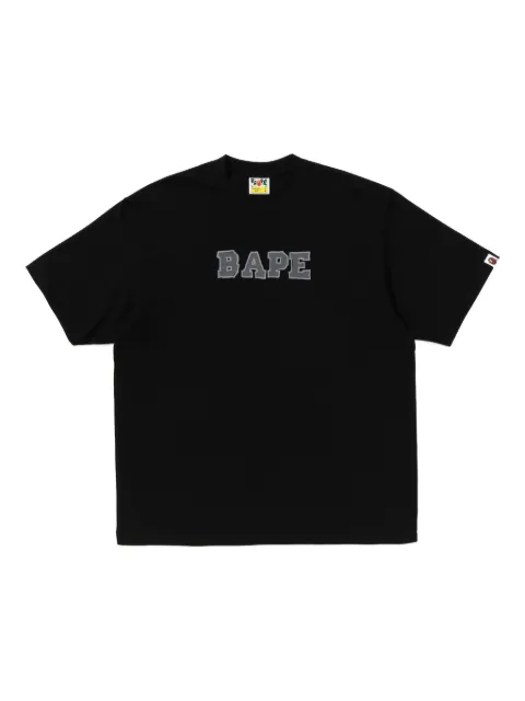 A BATHING APE® logo T-shirt Black 0ZXTEM320101P