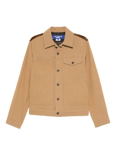 Junya Watanabe MAN panelled shirt jacket Neutrals WPJ015W25