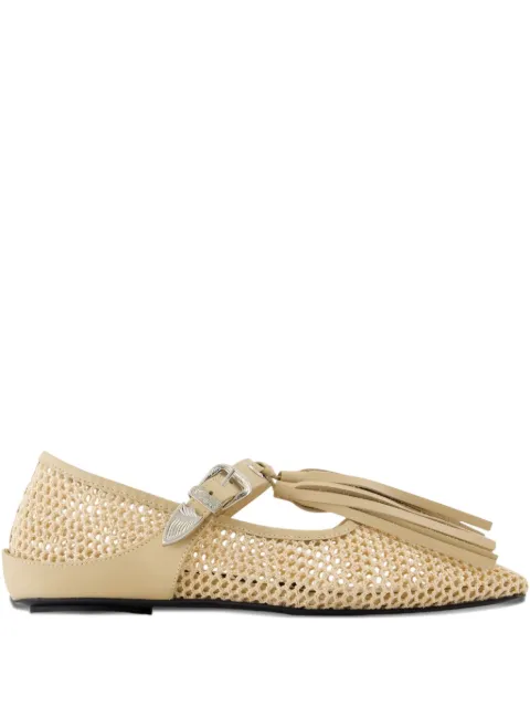 Toga Pulla tassel-embellishment ballet flats Neutrals FTGPW14130534C