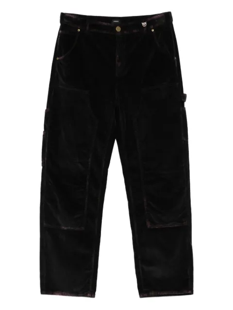 PINKO corduroy cargo trousers Black 104641A2RZI84