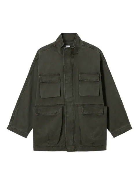b+ab multi-pockets cotton military jacket Green 5F116AS