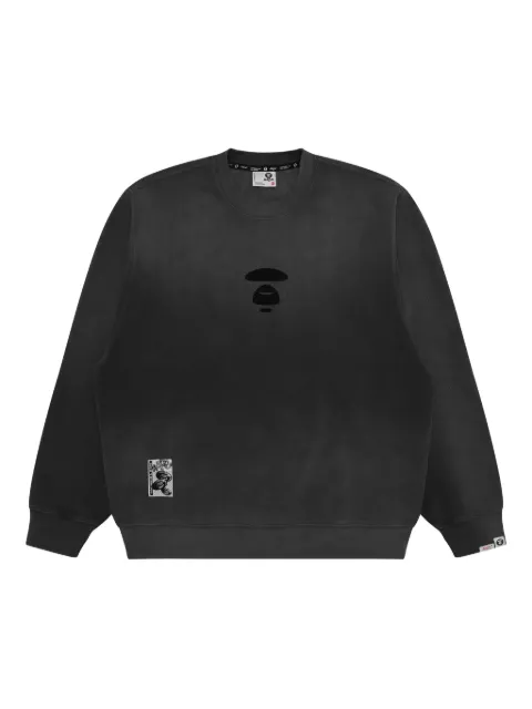 AAPE BY *A BATHING APE® logo-patch sweater Black ASWC381XXP