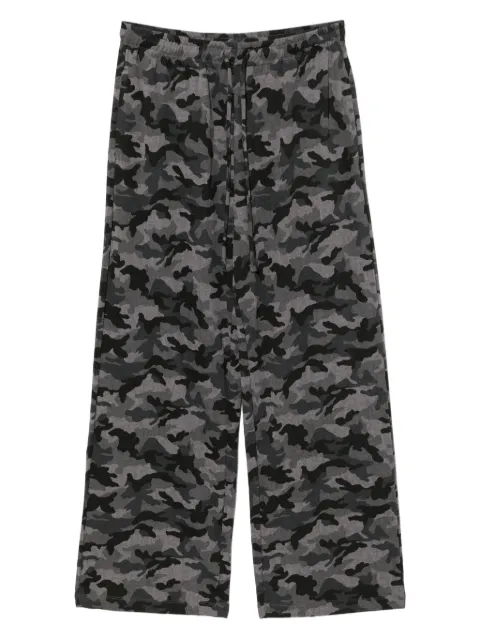 b+ab camouflage-print trousers Black 5F504AS
