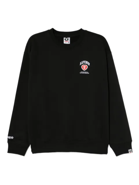 AAPE BY *A BATHING APE® logo-patched sweatshirt Black ASWC357XXP