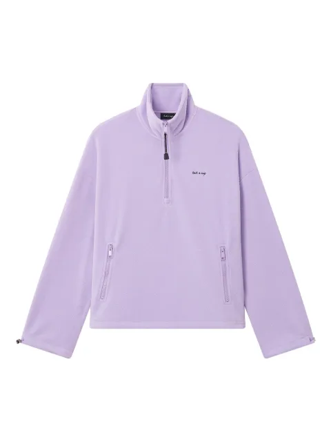 tout a coup half-zip fleece sweatshirt Purple S501AF5