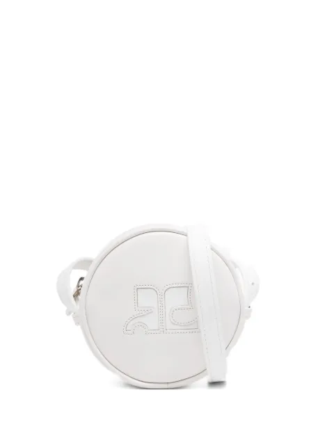Courrèges logo-embossed tote bag White PERGSA066CR0027