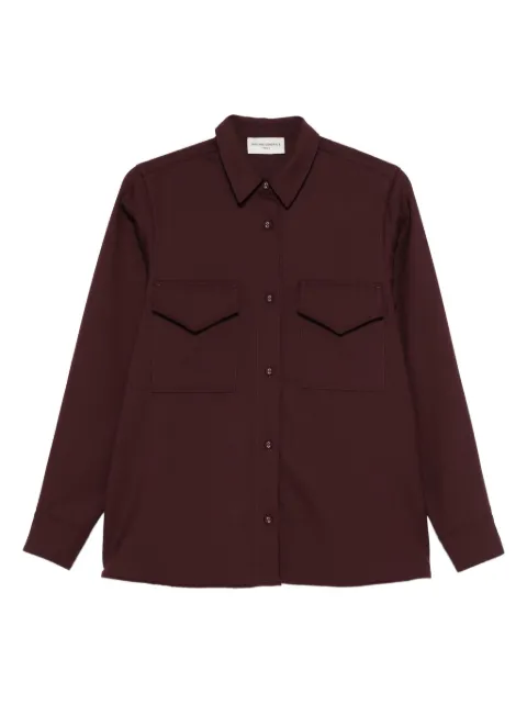Officine Generale double-pocket button-down shirt Red W25WOVS070