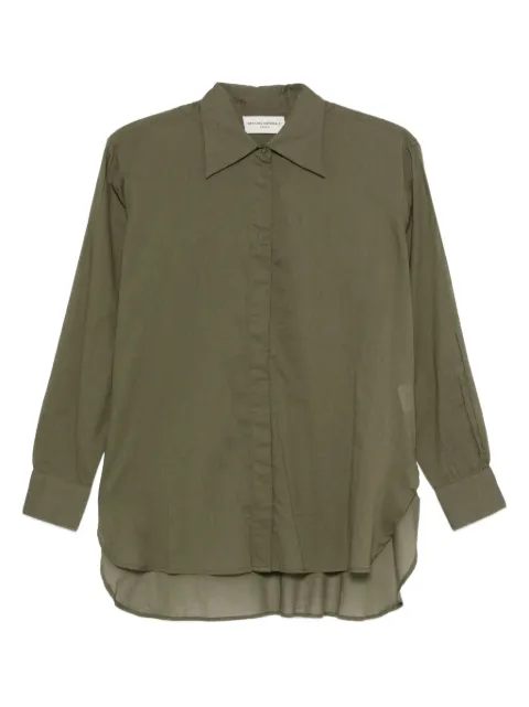 Officine Generale concealed-fastening shirt Green W25WSHI007