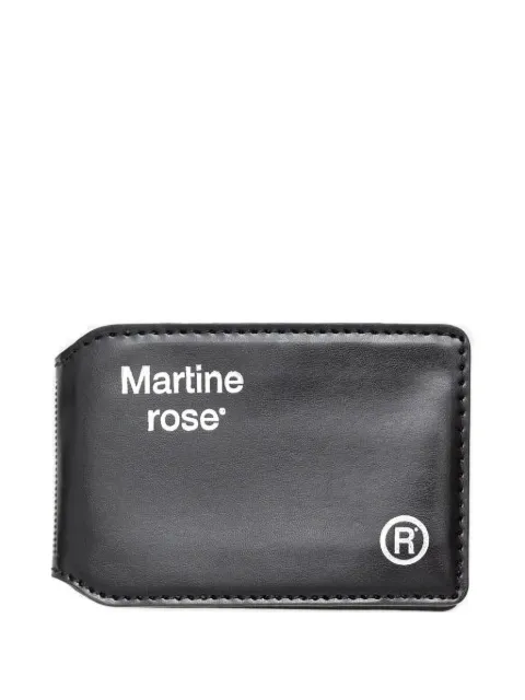 Martine Rose logo wallet Black 1150LP22001