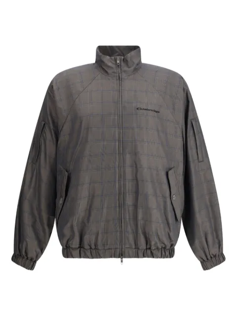 Balenciaga checked zip-up jacket Grey 843937TSO40