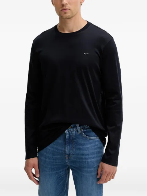 Paul & Shark shark-motif long-sleeve T-shirt Blue 15311611