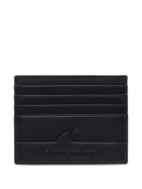Paul & Shark logo cardholder Black 14318109