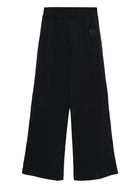 PINKO logo-embroidered track pants Black 105649A2TCG82