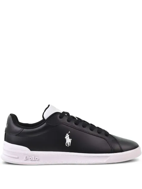 Polo Ralph Lauren Heritage Court II leather sneakers Black 809944784004