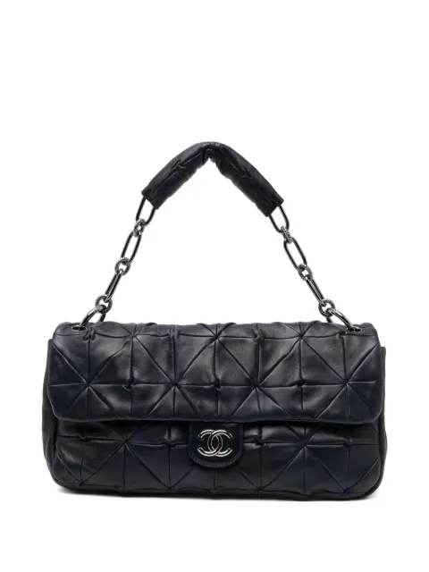 CHANEL Pre-Owned jumbo classic flap shoulder bag Blue CHANELJUMBOBLUEMAXI