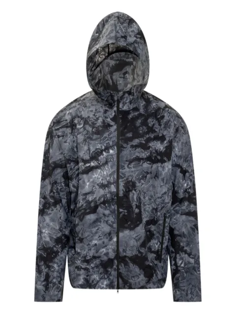 Y-3 tie-dye hooded jacket Grey KA8049