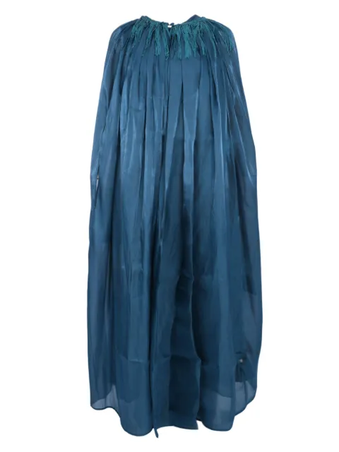 Baruni sequin-embellished pleated dress Blue FW2522TL