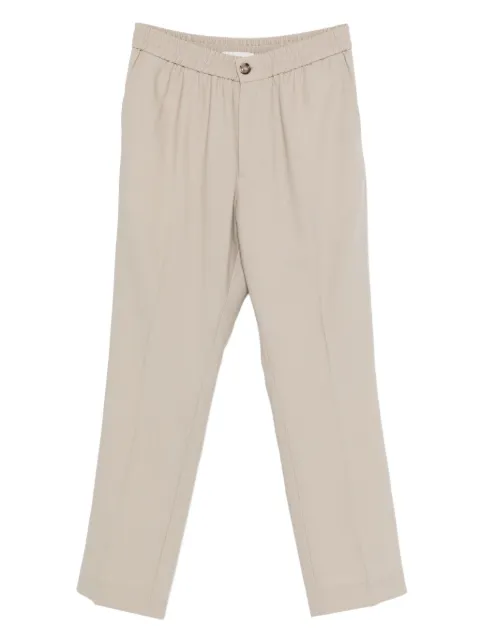 AMI Paris elastic-waist pants Neutrals H25HTR226WV0066