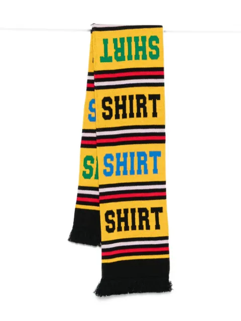 Comme Des Garçons Shirt shirt-striped scarf Yellow FPK403W25
