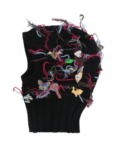 Chopova Lowena embellishment hat Black 6713BLACK