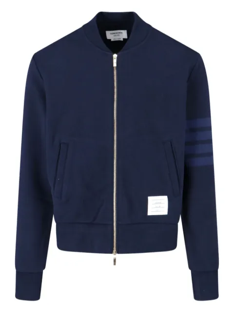 Thom Browne four-stripe bomber jacket Blue MJT280A06910