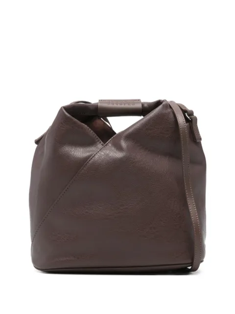 MM6 Maison Margiela diagonal-seam shoulder bag Brown SB6WD0026P8396