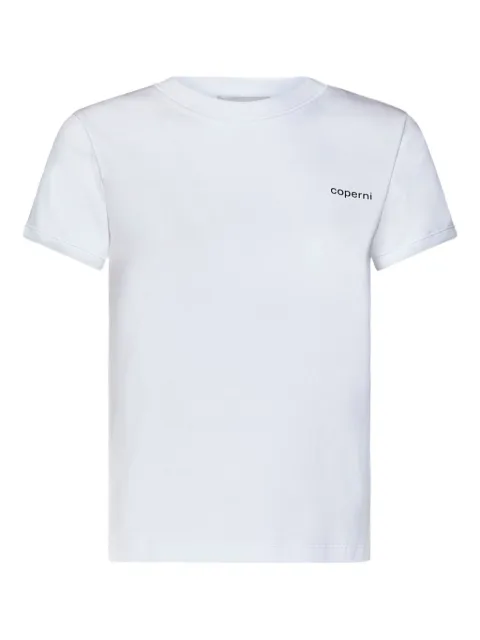 Coperni crew-neck T-shirt White COPJS07F5012WHTBLK