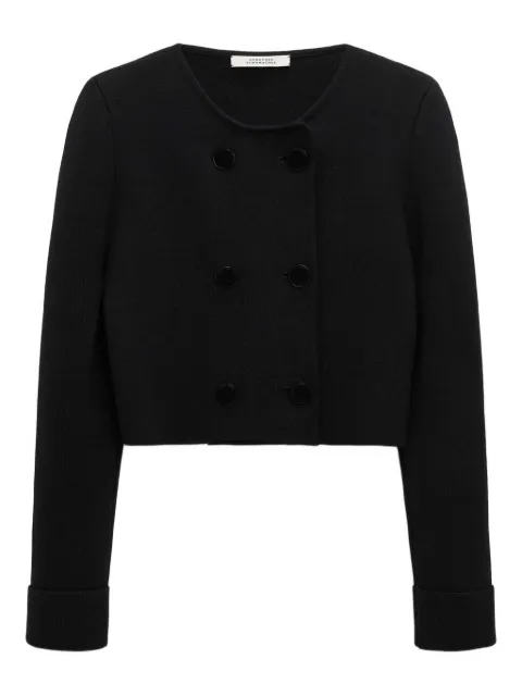 Dorothee Schumacher Sharp Ambition double-breasted jacket Black 253216002999