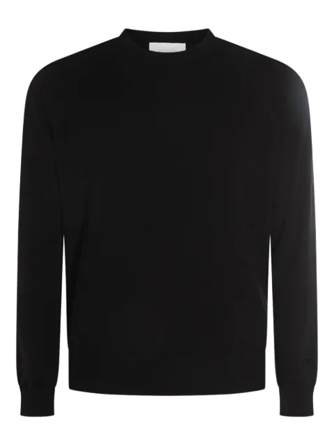 Malo raglan-sleeve crew-neck sweater Black UXA385F1K02E516C