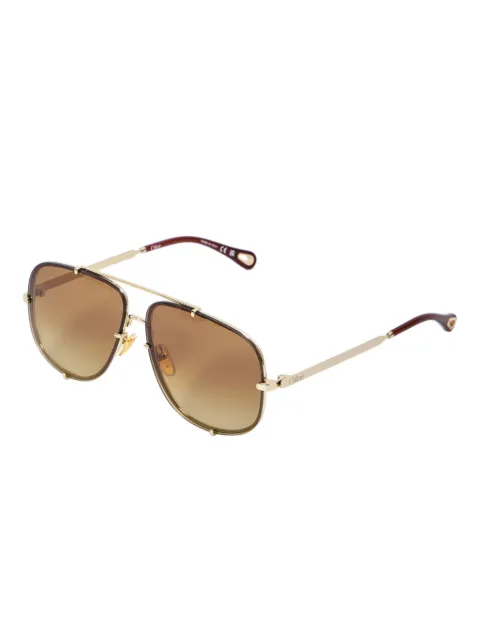 Chloé Eyewear gradient-lens sunglasses Gold CH0348S