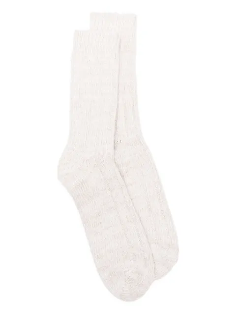 Birkenstock ribbed-knit socks Neutrals 1032041OFFWHITE