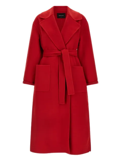 Fabiana Filippi belted-lapel coat Red CTD225F680L6393045