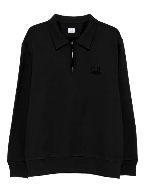 C.P. Company polo-neck half-zip sweatshirt Black 19CMSS140A005086W999