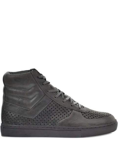 Pony Mercer leather high-top sneakers Grey 071001981K
