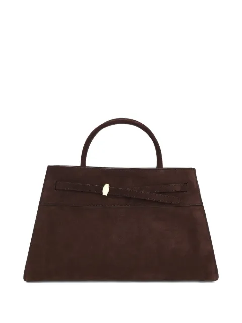 Veronica Beard large Dash bsuede satchel bag Brown H2508HL106V061